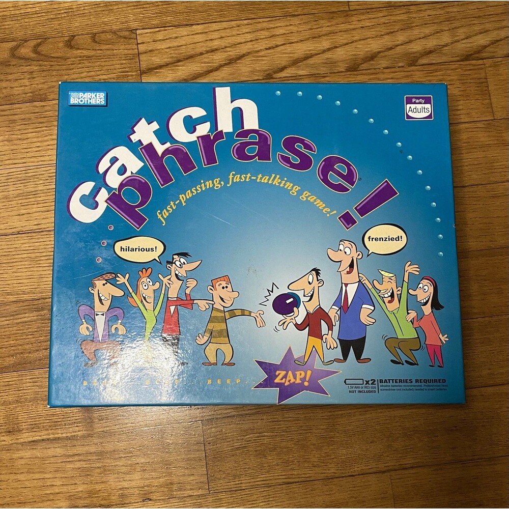 Catch Phrase! VTG OG Adult Game By: Parker Brothers 1994, Missing Piece READ
